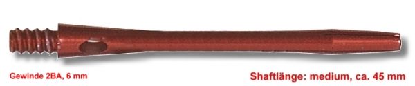 Shaft Alu medium ,ca.45 mm ,rot