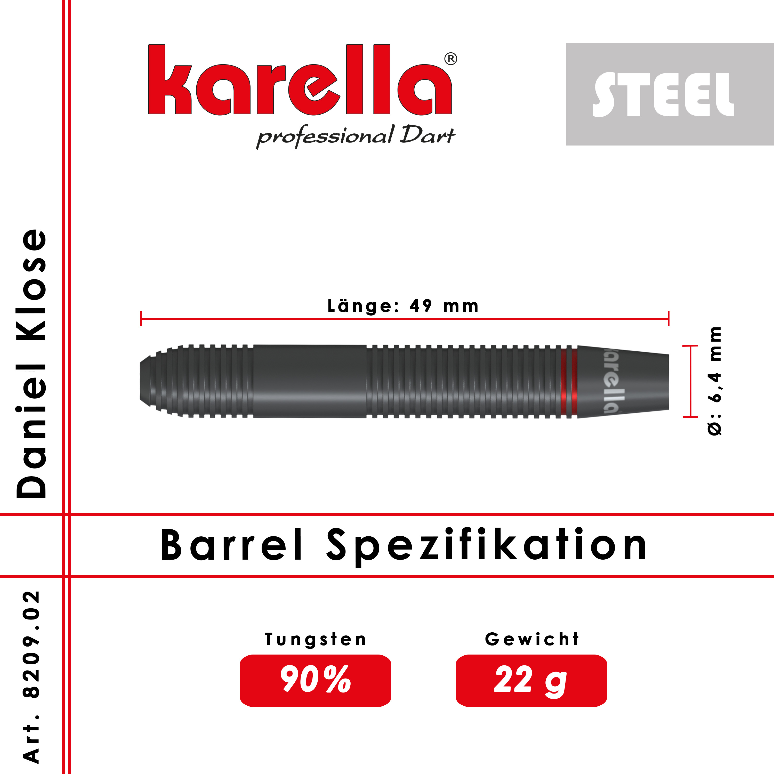 KARELLA Schalldämmung für Steel-Dartscheiben - Grau, 69cm (8115.01) online  kaufen
