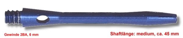Shaft Alu medium ,ca.45 mm ,blau